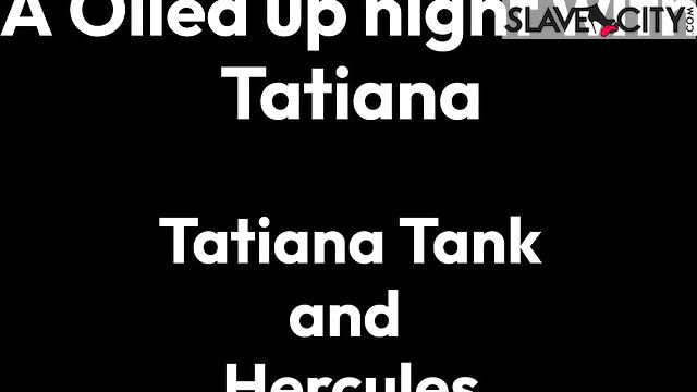 Tatiana - A Muscular Dominatrix Breaks Him Until He Gives In