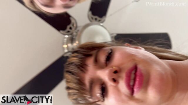 IwantBlondi Performs A Giantess Lesbian Fantasy Ending In A Powerful Swallow