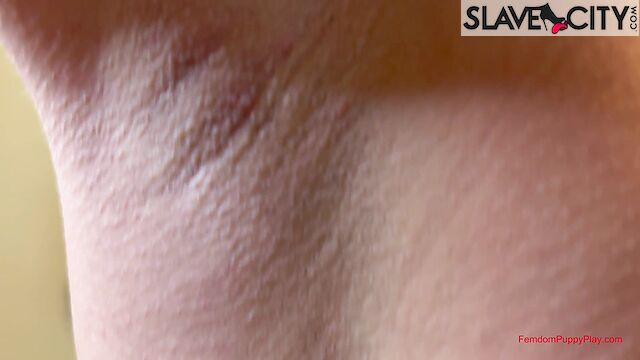 A Girl With Piercings Is Showing A Close-up Of Her Armpits And Unshaven Pussy