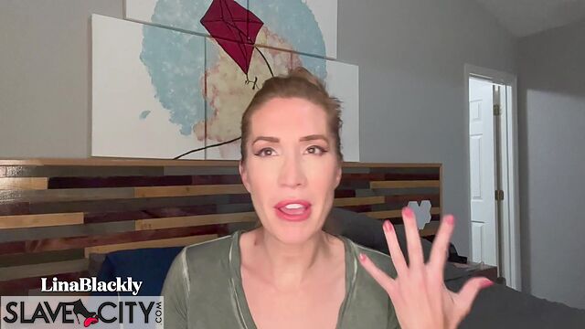 Blonde Puts On A Devil Costume And Puts A Small Man In Her Pussy