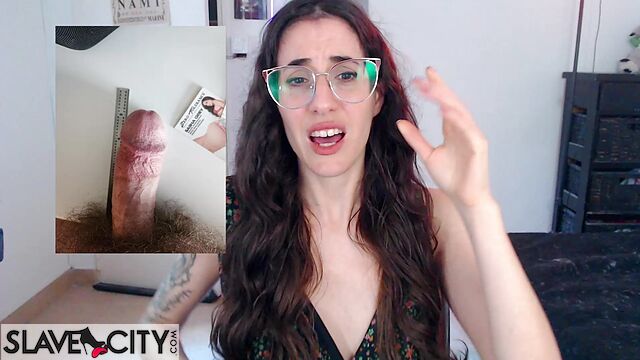 Mistress Maxima Rates Your Tiny Penis With Cruel Laughs And Humiliation